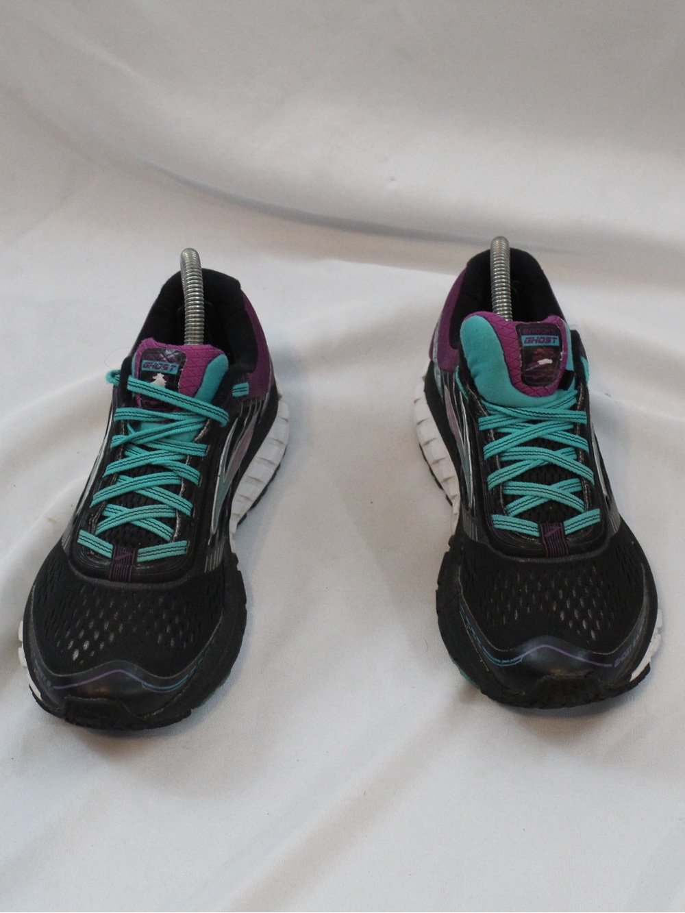 Brooks Ghost 9 Womens Running Shoes Size 7.5 - Black/Purple